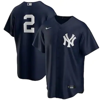 mens nike derek jeter navy new york yankees alternate repli